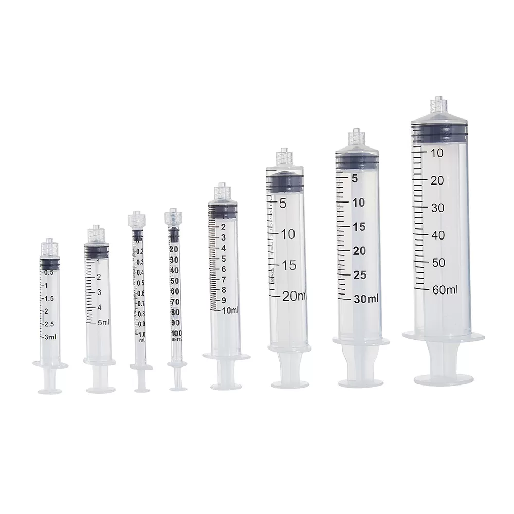 Single-Use Sterile Syringe (3-parts)