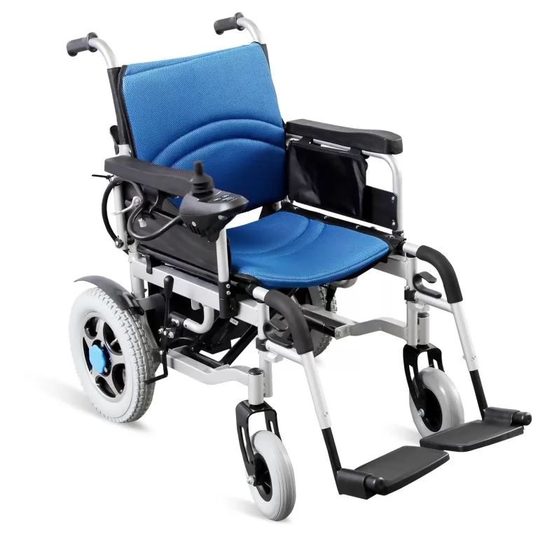 Lightweight Electric Wheelchair SKE180 | 45cm Wide Seat Power Bed